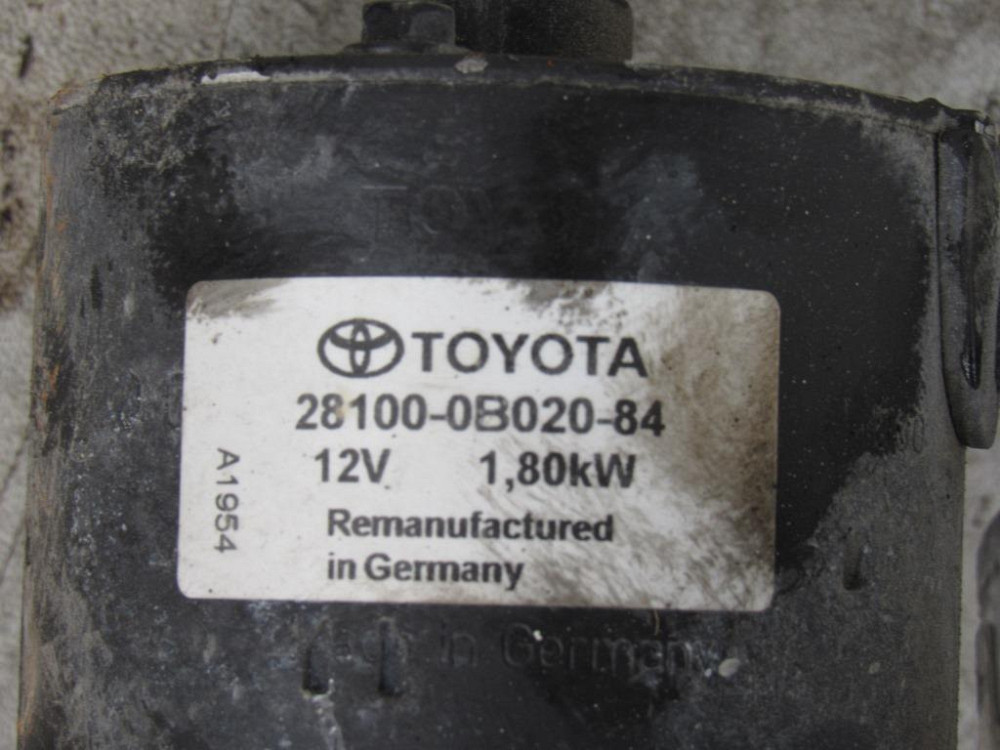 Стартер Toyota Avensis 2.0 D4-D 2003-2008 (28100-0b020-84) Ковель - зображення 2