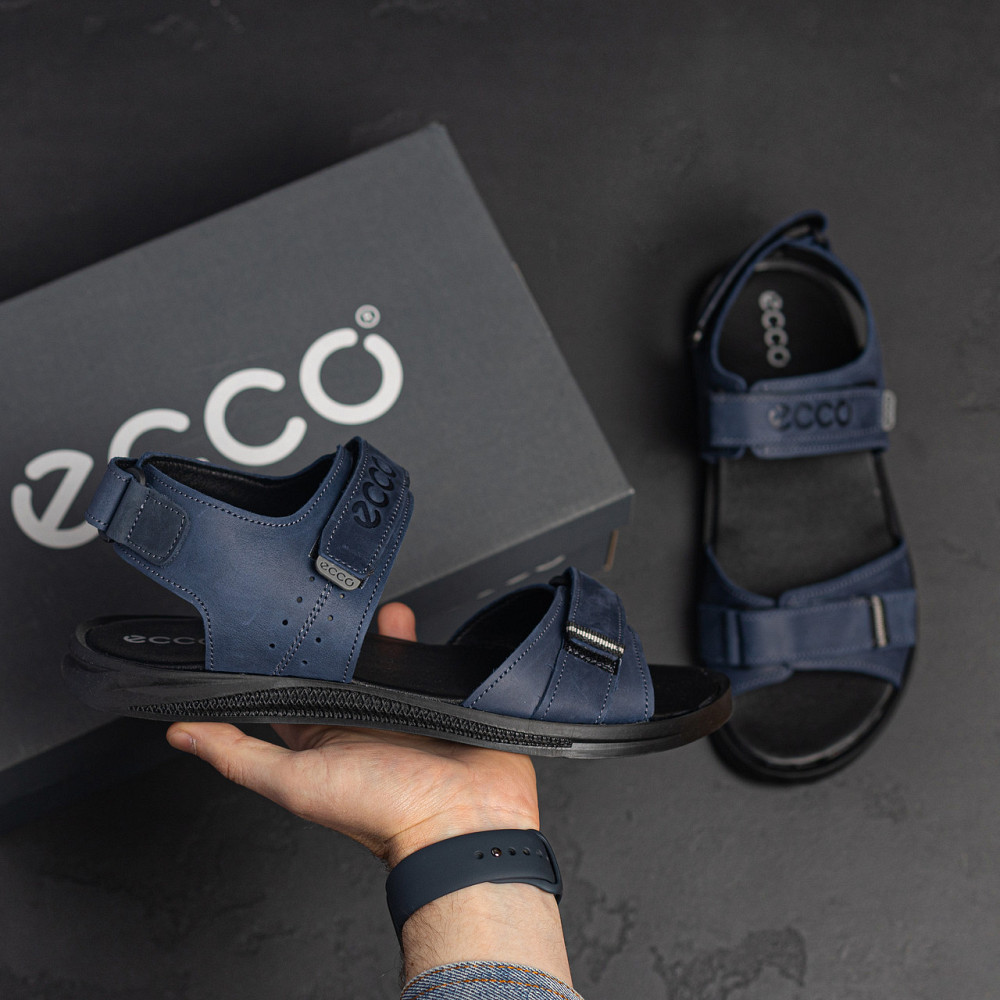 Мужские кожаные сандалии Sport Blue Київ - зображення 9