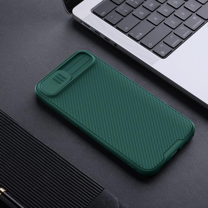 Карбоновая накладка Nillkin CamShield Pro для Apple iPhone 16e (6.1") Херсон - зображення 6