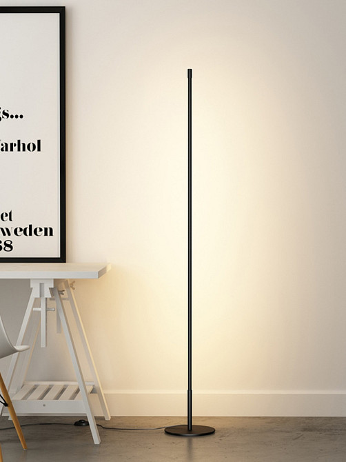 Торшер FJ014-1450-bk-k Чорний 150х20х20 см. Киев - изображение 1