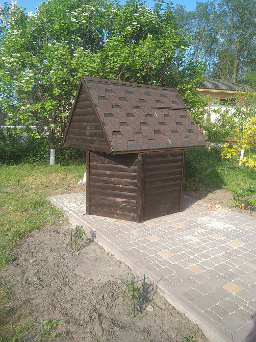 Колодязь. Декоративный колодец. Домик для колодца. Колодец декоративный. Киев - изображение 6