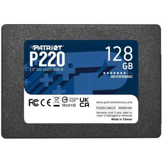 Накопичувач SSD 128GB Patriot P220 2.5" 7mm SATAIII (P220S128G25) (Код товару:43469) Харьков