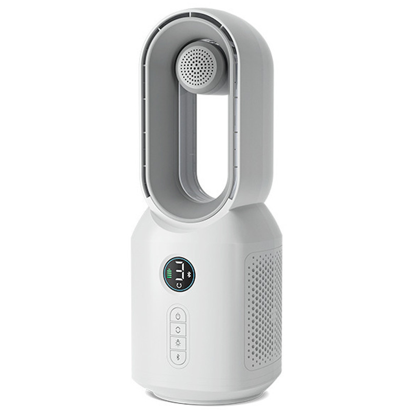 Настольный вентилятор F8 3in1 с Bluetooth-динамиком и ночником 4000mAh Херсон - зображення 1