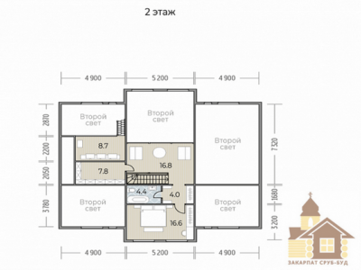 Купити зрубовий дім з технічним проектуванням і будівництвом від Закарпат Зруб-Буд — якість і комфор Одеса - зображення 4