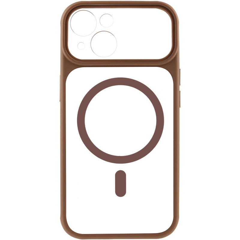 Чехол TPU+PC GETMAN Moon Clear with MagSafe для Apple iPhone 13 (6.1") Херсон - зображення 3