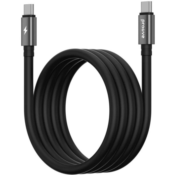 Кабель Proove Magneto Type-C to Type-C 60W 1m Black (CCMA60002201) Харків - зображення 1