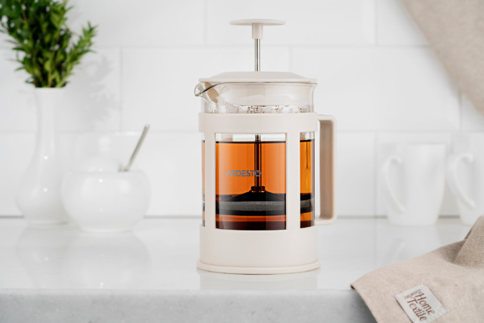 Френч-прес Ardesto Fresh AR-1008-BF 800 мл бежевий Київ - зображення 1