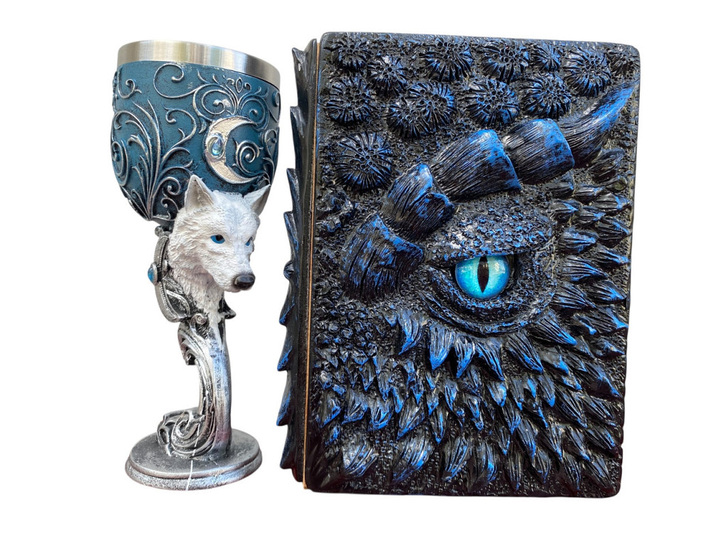 Подарочный набор Бокал 3 Волк и Блокнот 3 «Книга теней и Глубин» Київ - зображення 1