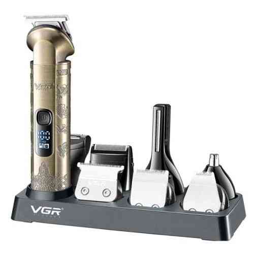 Машинка для стрижки в наборе VGR V-110 5 Вт золотистая Киев