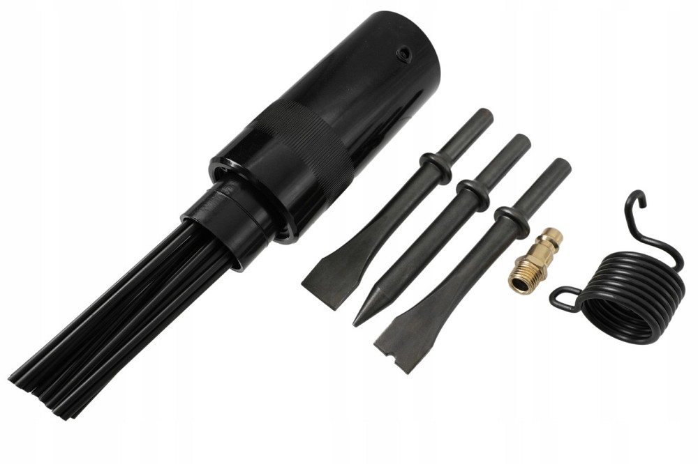 Пневмомолоток 2 в 1 с набором зубил и игольчатой насадкой AIRKRAFT AT-8039DA Харків - зображення 3