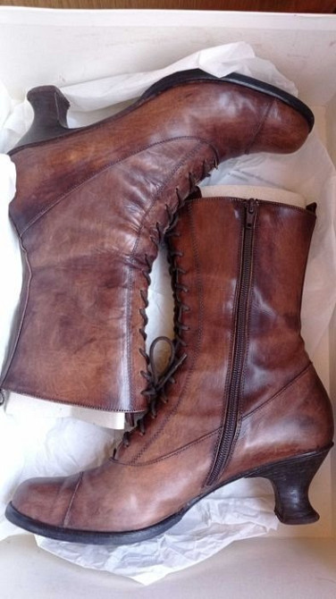 Модельные ботинки, ботильоны, полусапожки Vero Cuoio Италия р. 40 Кожа Київ - зображення 1