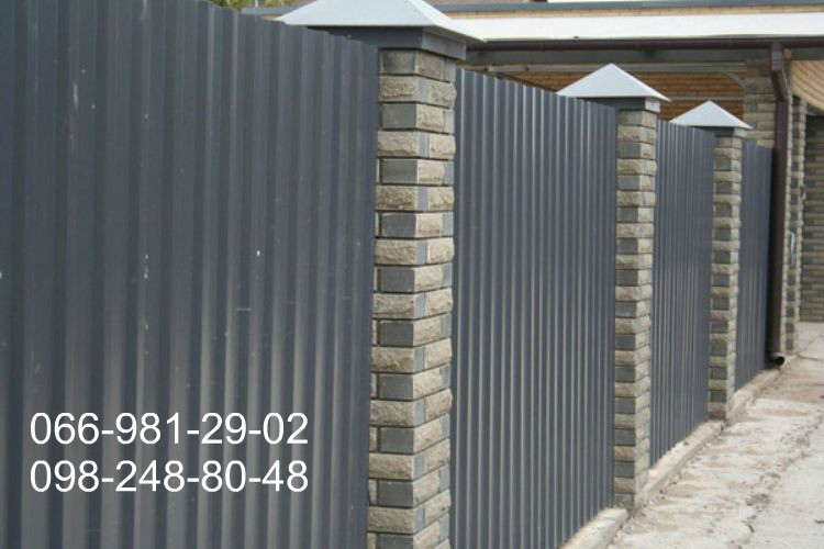 Профнастил графіт 7016 матовий, Профлист RAL 7016 PEMA. Київ - зображення 4