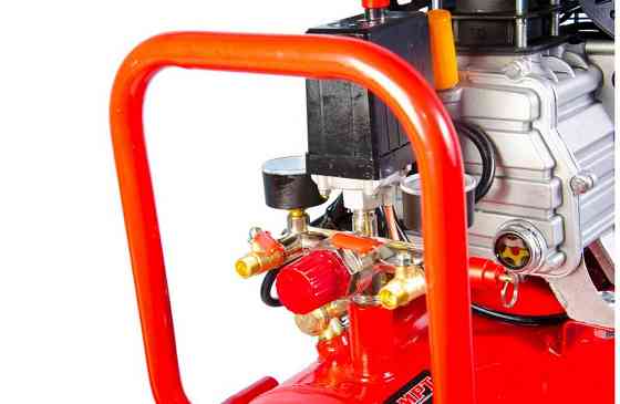 Компрессор MPT PROFI 24 л 1500 Вт/2 л.с. 2850 об/мин 100 л/мин 8 атм 2 выхода медная обмотка MAC2024 Харків