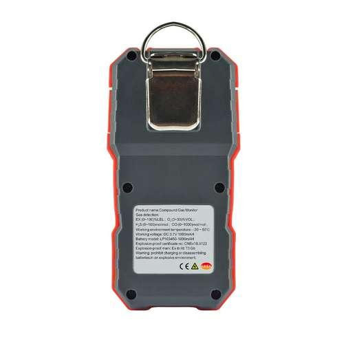 Газоанализатор 4-в-1 (кислород (O2), монооксид углерода (CO), сероводород (H2S), горючий газ WINTACT Харків - зображення 4