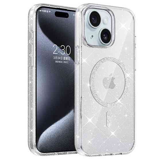 Чехол TPU Eclipse Sparkle (MagFit) для Apple iPhone 14 / 13 (6.1") Херсон