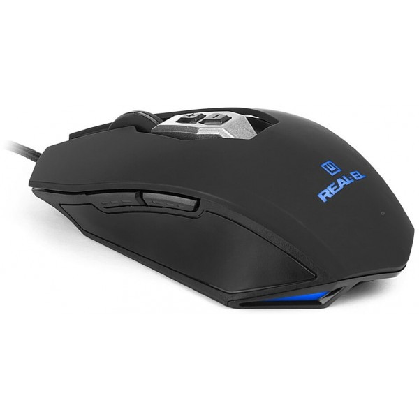 Мишка REAL-EL RM-525 USB Black (EL123200029) (Код товару:31222) Харків - зображення 4