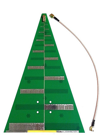 Антенна направленная 50kHz-6300MHz 7dBi, до 40W, SMA-female, 280х180х1 мм + пигтейл SMA-SMA 30 cм Дніпро - зображення 2