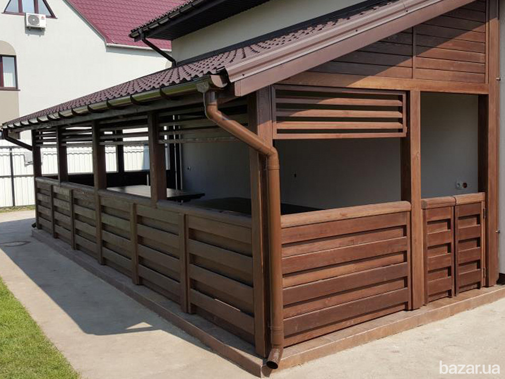 Деревянная веранда. Летняя площадка под кафе Київ - зображення 9