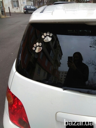 Наклейка на авто Наклейка на авто Следы Золото Борисполь - изображение 4