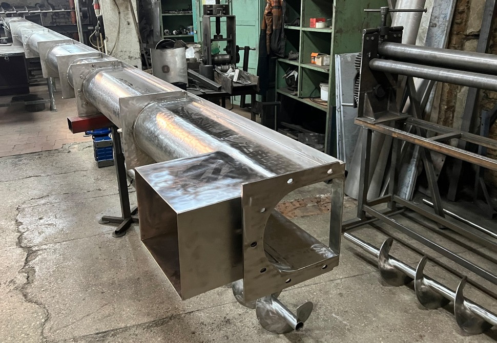 Ремонт винтовых конвейеров (шнеков) из нержавеющей стали Полтава - зображення 5