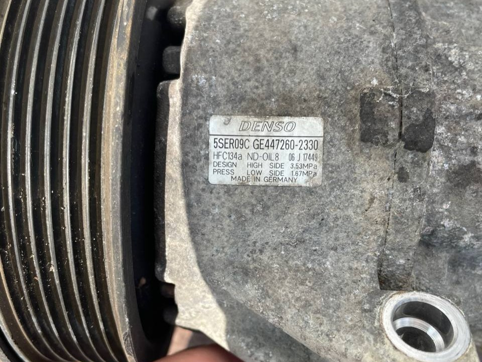 Компрессор кондиционера Toyota Yaris 1.4 D4D 2005-2011 (GE447260-2330) Ковель - зображення 2