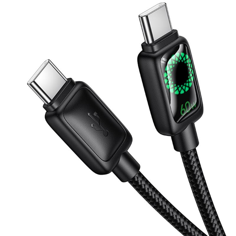 Дата кабель Hoco U146 Mundo Type-C to Type-C 60W (1.2m) Херсон - зображення 3