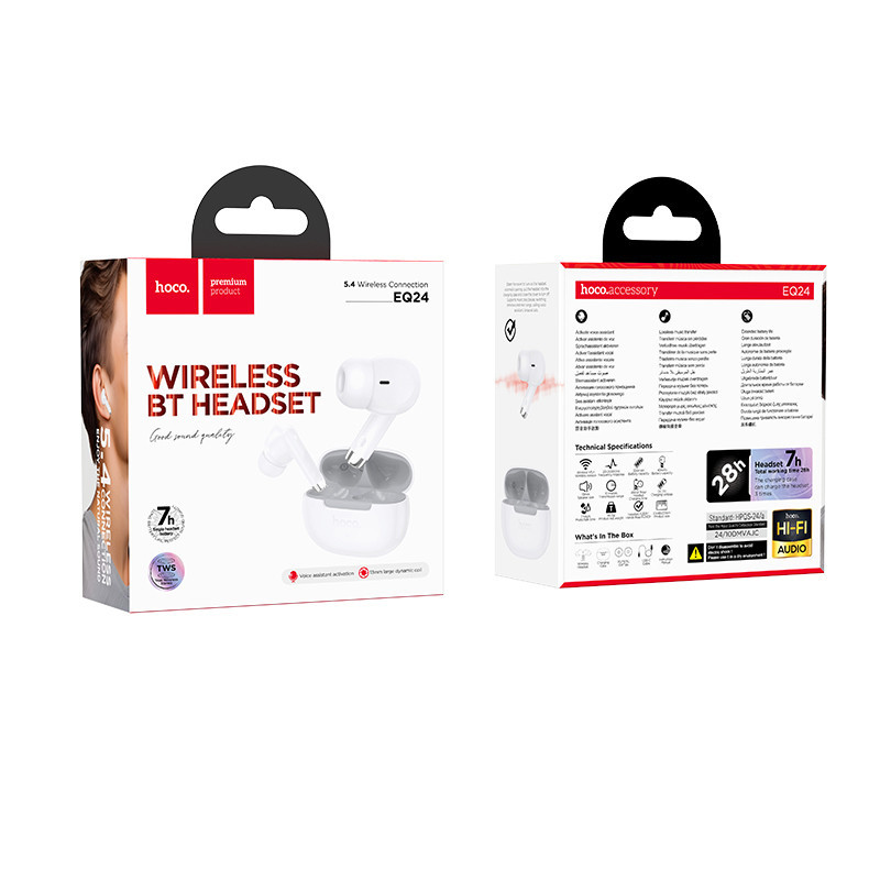 Беспроводные TWS наушники Hoco EQ24 Estrella Херсон - зображення 3