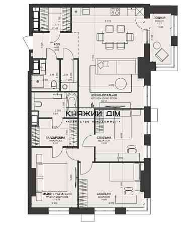Продаж 3-х кімнатної роздільної в ЖК TRIIINITY Киев