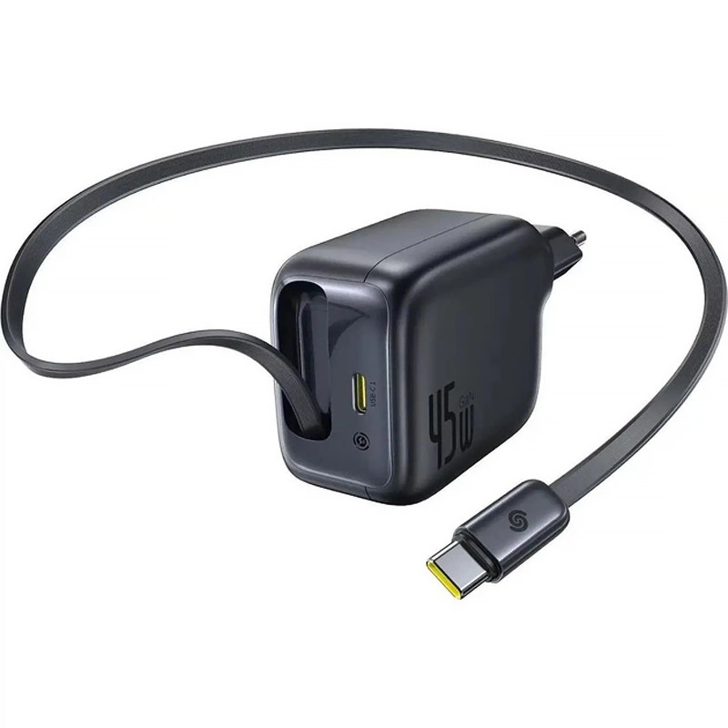 СЗУ Baseus EnerCore CJ11 PD45W with retractable cable (2USB-C) (E0120G) Херсон - зображення 2