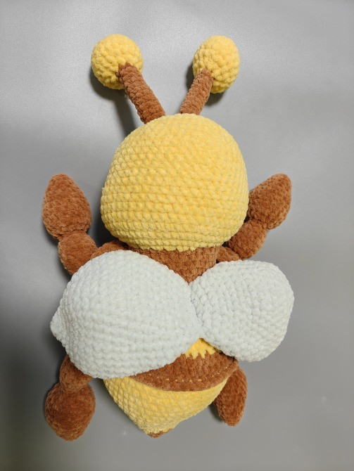 Іграшка Бджілка жовта в'язана дитяча ручная работа подарунок сувенір hand made Нововолынск - изображение 4