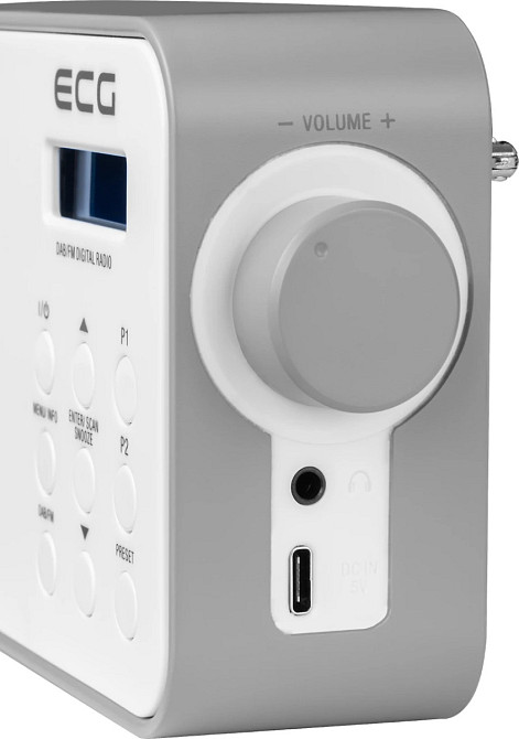 Радиоприемник EСG RD-110-DAB-White 16х5.6х9.6 см белый Киев - изображение 7