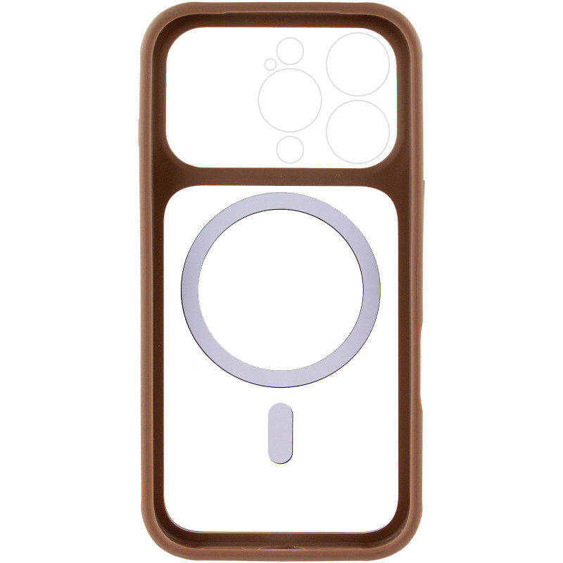 Чехол TPU+PC GETMAN Moon Clear with MagSafe для Apple iPhone 16 Pro Max (6.9") Херсон - зображення 4