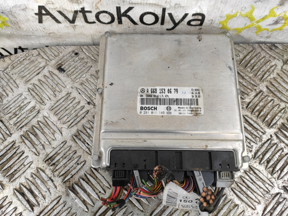 Блок управления двигателем Mercedes A170 1.7 cdi 1998-2004 (A6681530679) Ковель - зображення 1