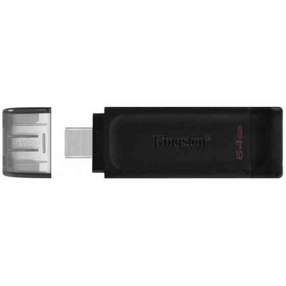 Флеш пам'ять Kingston DT70 64GB Type-C USB 3.2 (DT70/64GB) (Код товару:14301) Харків