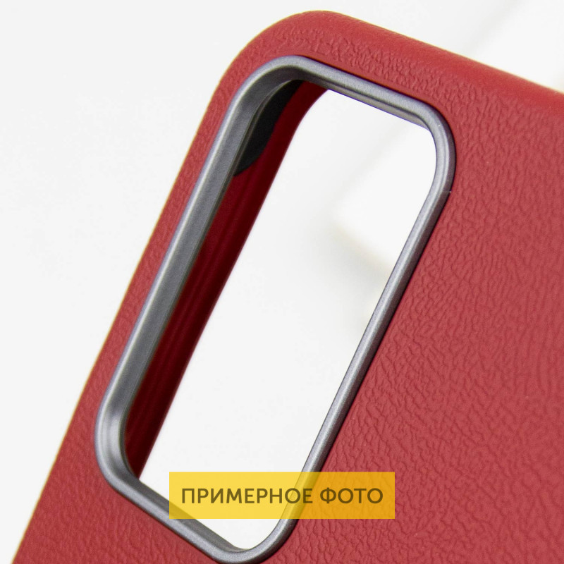 Кожаный чехол Leather Case Metal Buttons для Xiaomi Redmi Note 13 Pro 4G / Poco M6 Pro 4G Херсон - зображення 6