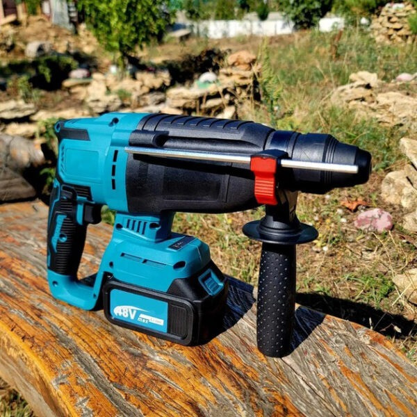 Перфоратор акумуляторний безщітковий KRAFFTEC 48V 2 акб 4.0AH дриль на акамуляторі для дому в кейсі Львов - изображение 4