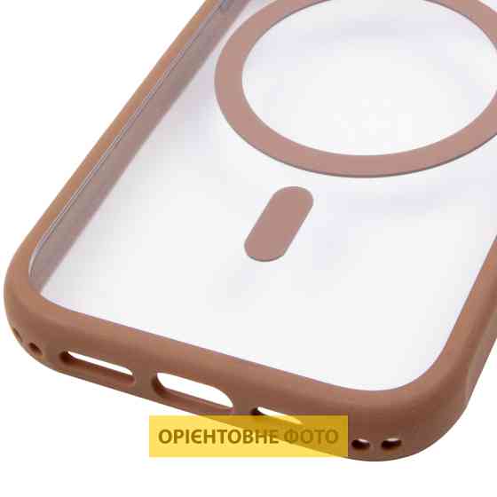 Чехол TPU+PC GETMAN Moon Clear with MagSafe для Apple iPhone 12 (6.1") Херсон