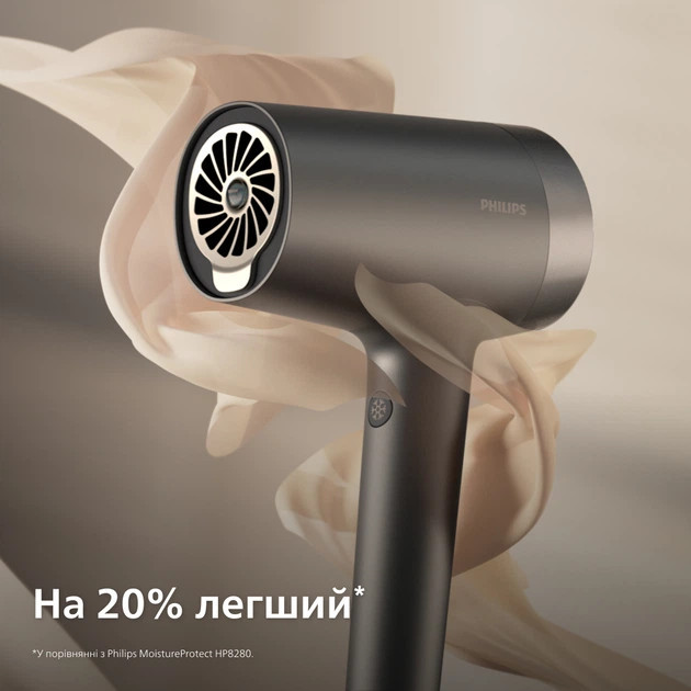 Фен Philips 7000 Series BHD713/10 1800 Вт серый Київ - зображення 9