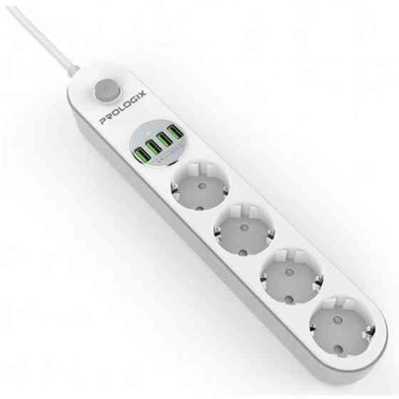 Фільтр живлення ProLogix 3x1.0мм2 мідь 3 розетки 3 м White (PRS-P3CU-30W) (Код товару:34036) Харьков