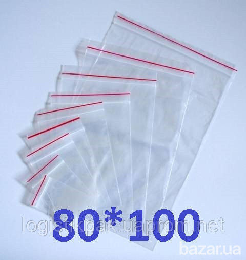 Пакет Зиплок 80x100 Харків - зображення 1