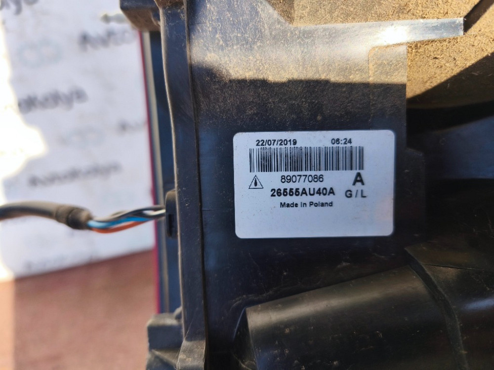 Фонарь задний левый Nissan Primera P12 2001-2007 (26555AU40A) Ковель - зображення 4