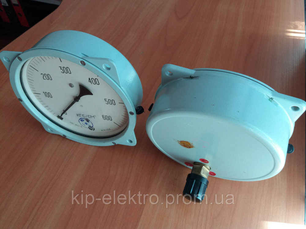 Манометр показывающий МП-160С, МП-160С/1- радиальный штуцер (РШ), осевой штуцер (ОШ), с фланцем Киев - изображение 3