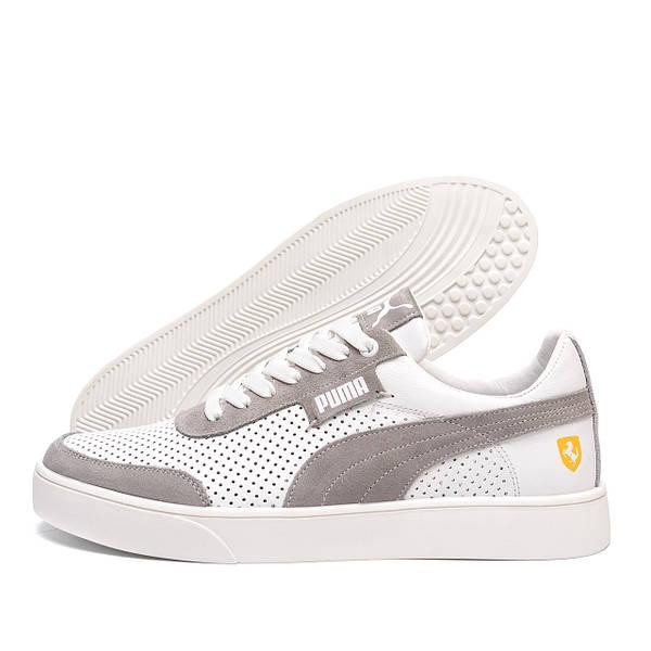 Чоловічі літні шкіряні кеди Pm FERRARI перфорація Київ - зображення 11