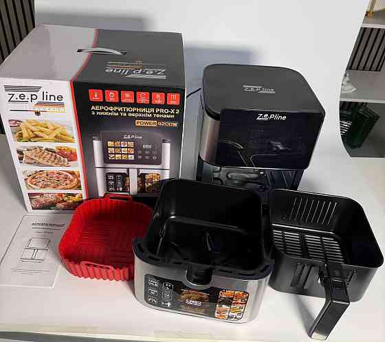 Аэрогриль мультипечь на два тэна со съемным ковшиком и силиконовой формой Zepline ZP-00342 13 л 4200 Киев