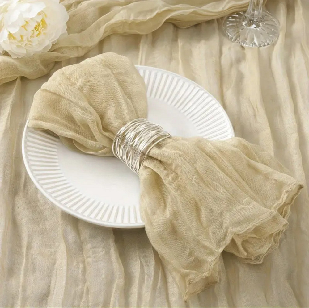 Салфетки сервировочные Leeseph 50х50см бежевые 6 штук Одесса - изображение 1