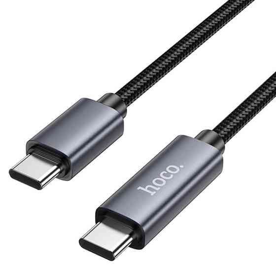 Дата кабель Hoco X112 Favor with display Type-C to Type-C 60W (1m) Херсон