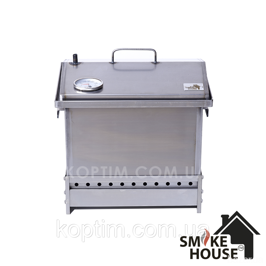 Коптильня с термометром SmokeHouse M Original Харьков - изображение 12