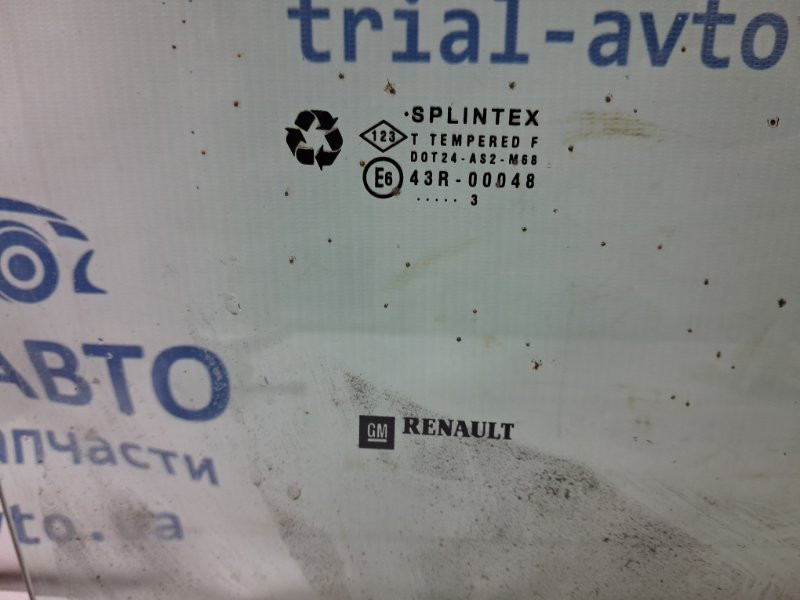 Стекло двери переднее правое Renault Trafic 2001-2014 8200005500 (Арт. 80715) Киев - изображение 1