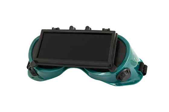 Очки закрытые MASTERTOOL АДМИРАЛ SQ откидной светофильтр DIN10 оправа силикон вентиляционные клапаны Харків