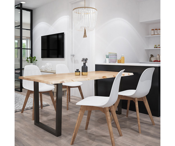 Стілець Лоренцо пластиковий білий Днепр - изображение 3